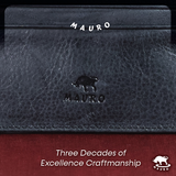 MAURO Rustica Card Holder Exclusive Genuine Original Soft Leather 08O2MX0328